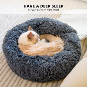 Round Plush Pet Bed